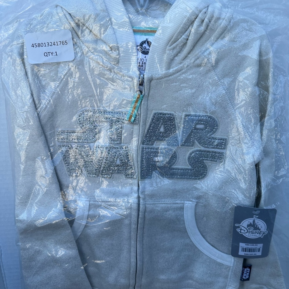 Disney Star Wars Kids Glitter Hoodie
